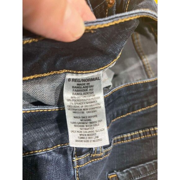 Aeropostale Jeans Womens 6 Jegging Blue High Rise Dark Wash Casual Stretch Denim - Picture 4 of 8